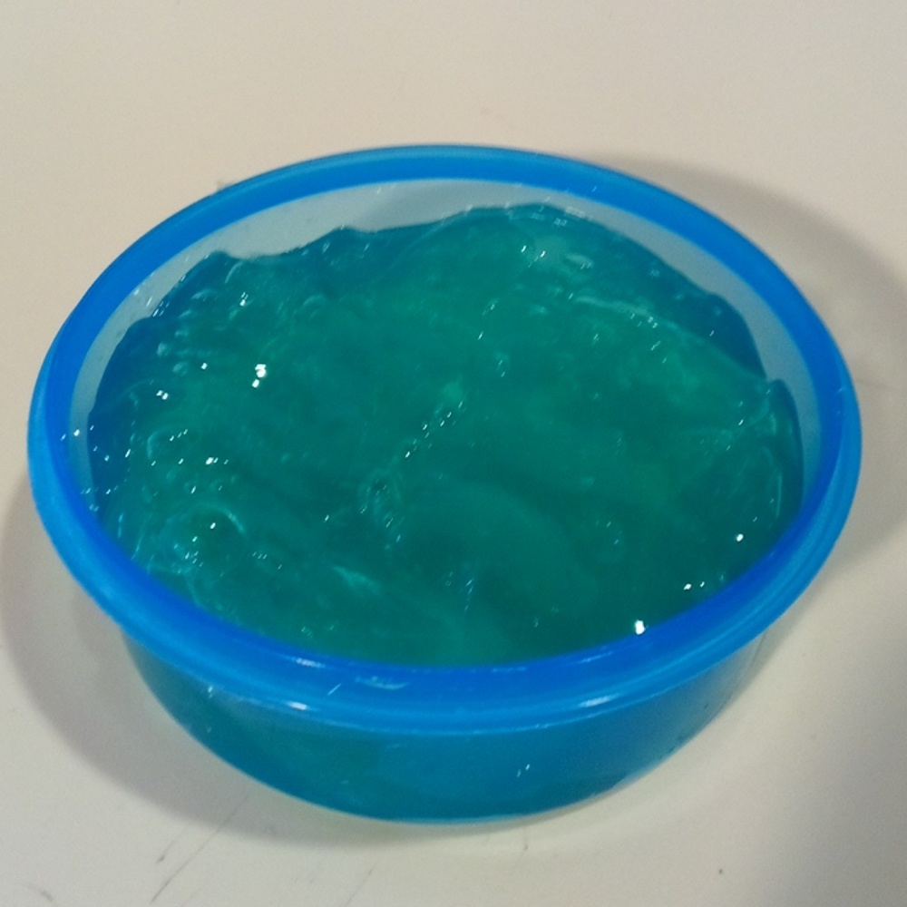 Homeade Green clear slime